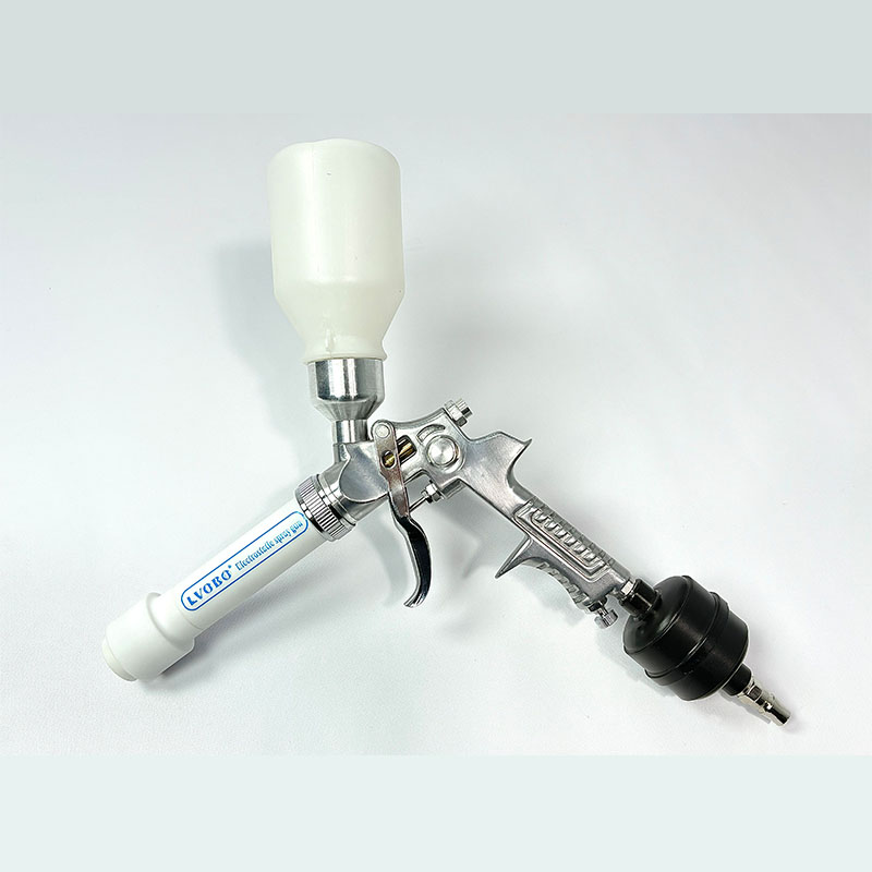 Pistola pulverizadora electrostática de fricción de polvo pequeña: cuerpo pequeño, gran potencia