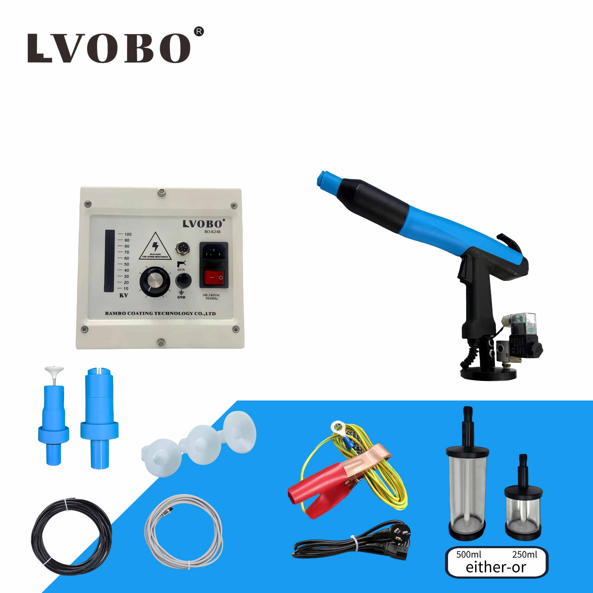 Manual Electrostatic Flocking Gun