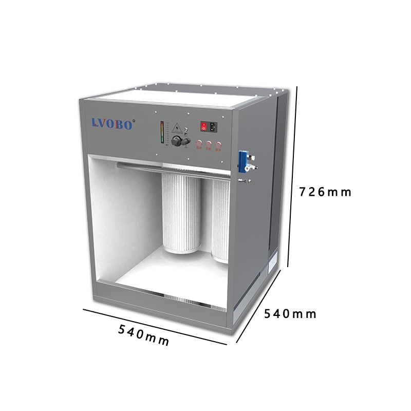 Laboratory powder collection cabinet
