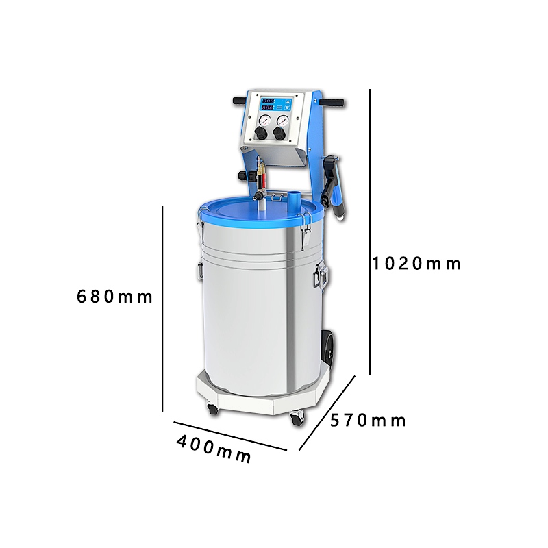 electrostatic powder coating gun